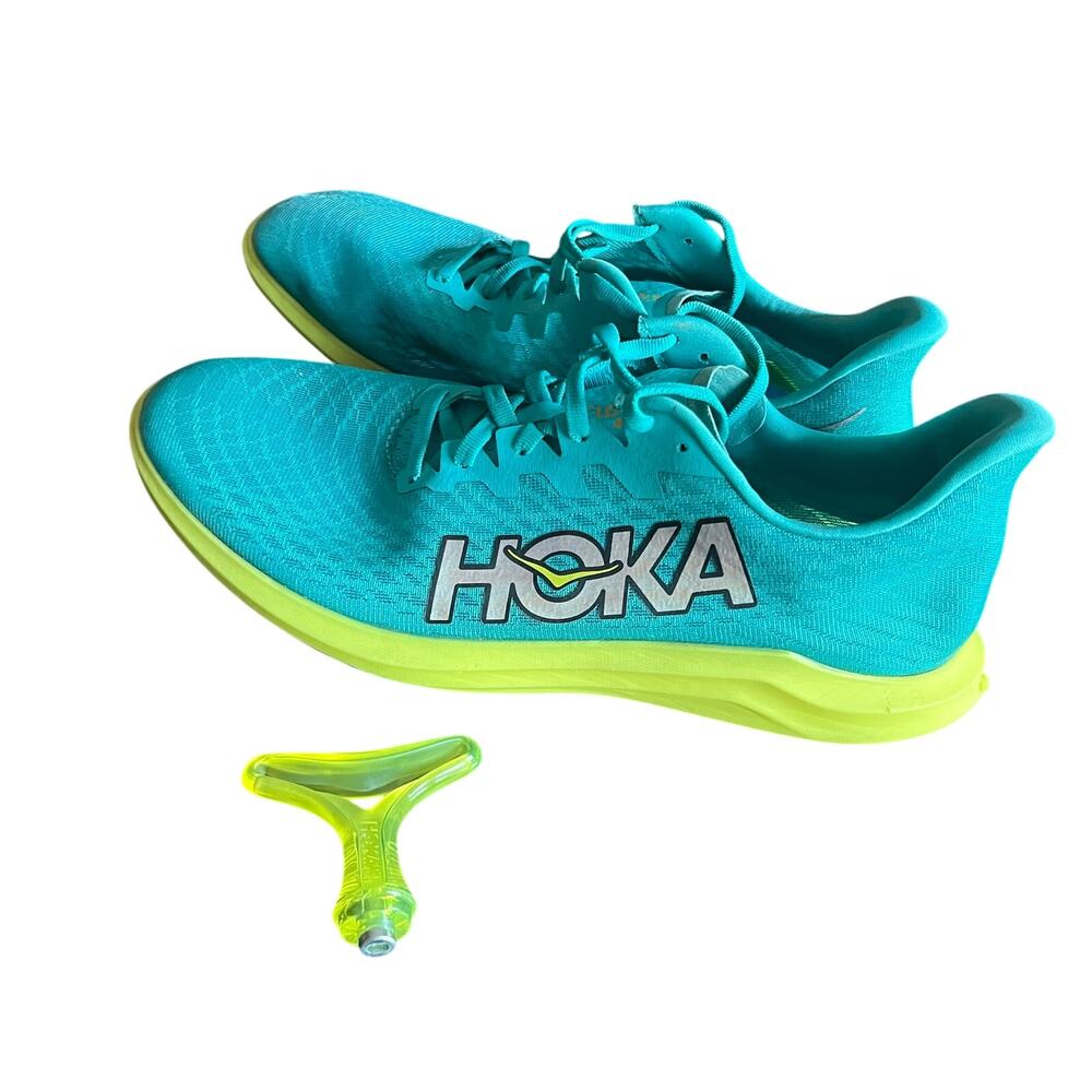 Hoka U Cielo X 2 LD Running Shoes Spikes US Mes 10.5 Women 12 Green Unisex